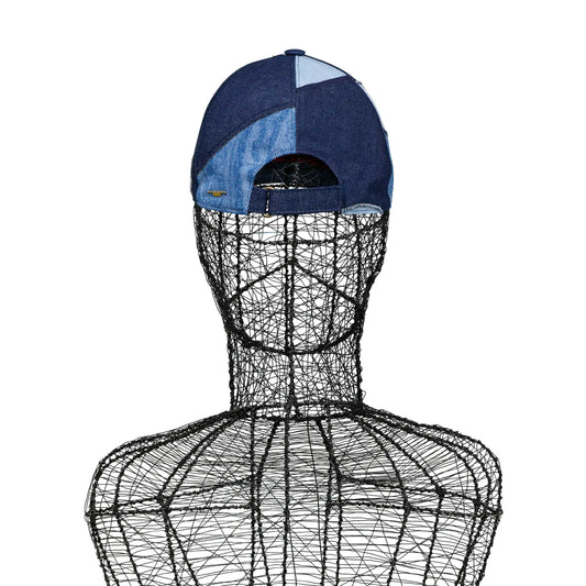 Baseball in denim patchwork chiaro KOI COLLECTION