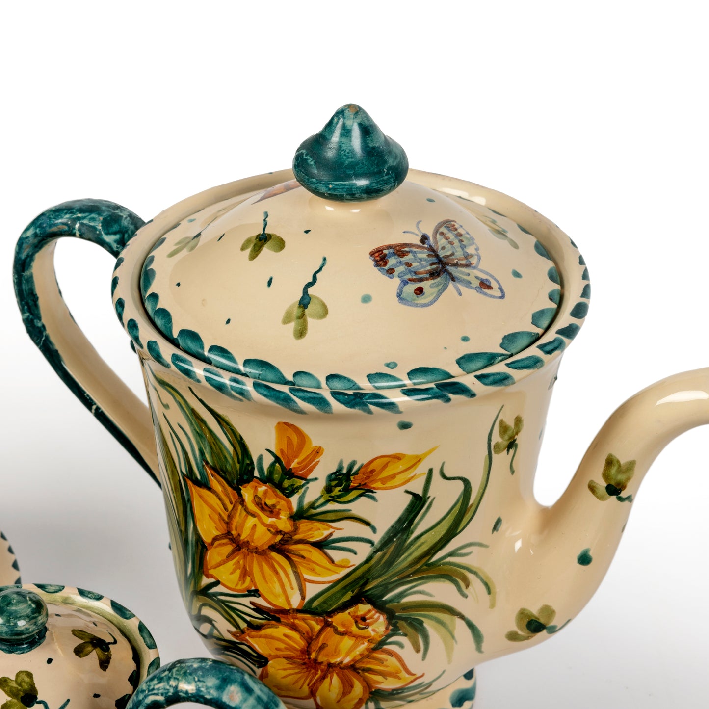 Servizio da caffè per 6 con fiori