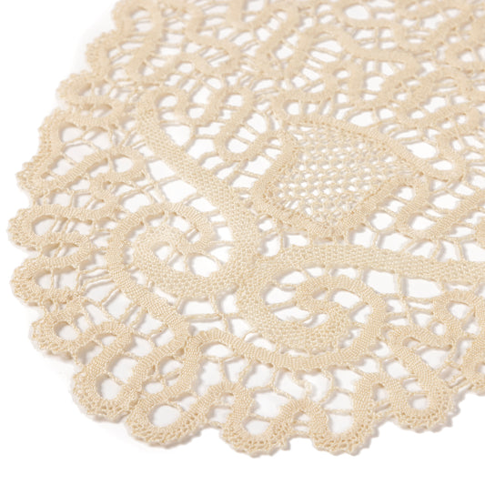 Centrotavola écru ovale