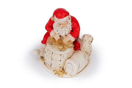 Babbo Natale con barile