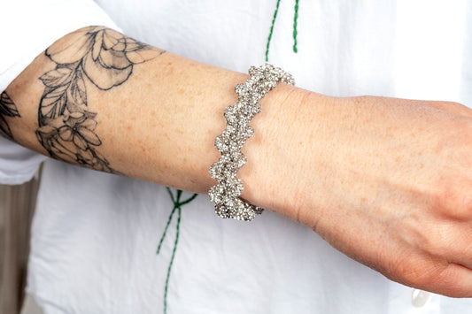 Braccialetto intreccio alternato