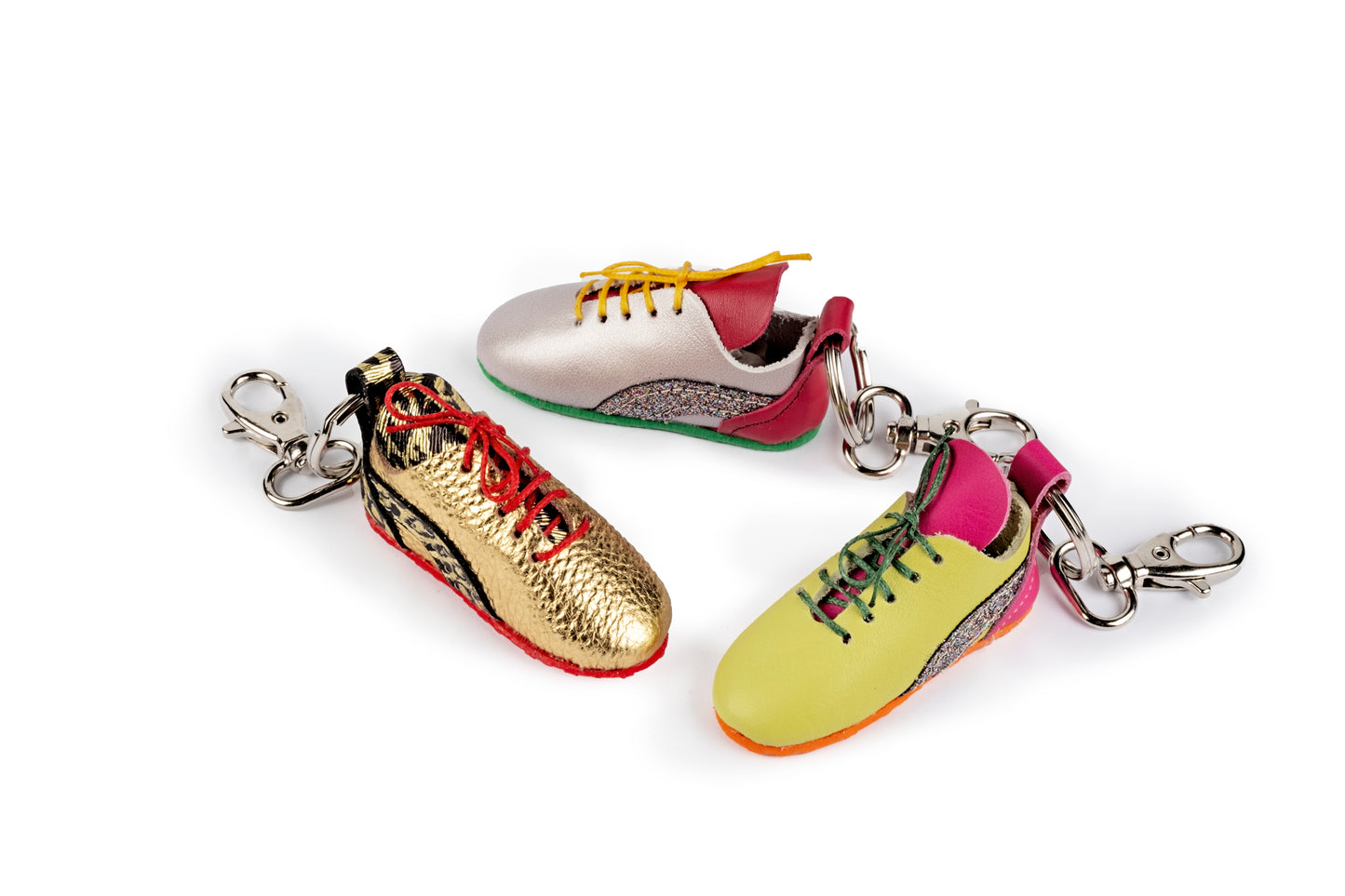 Portachiavi scarpina tennis multicolor