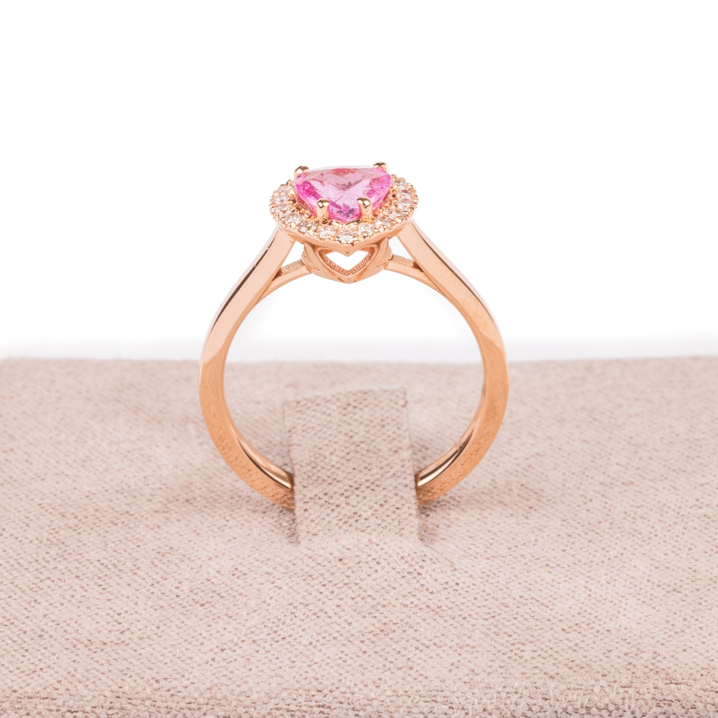 Anello Heart Pink Single