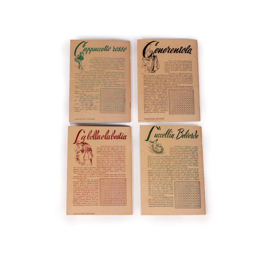 Quaderni Fiabe, serie da 4 quaderni