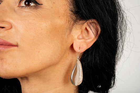 Orecchini argento e agata