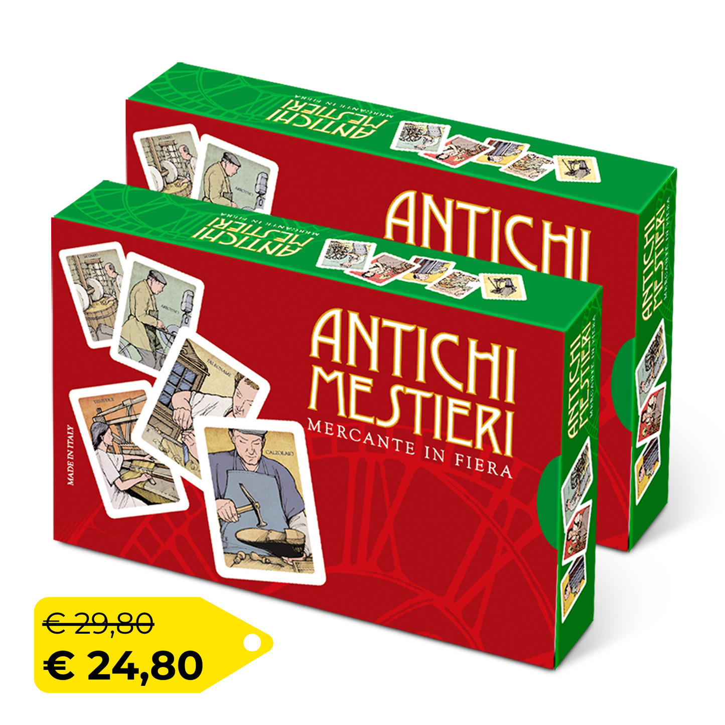 Carte da gioco mercante in fiera – Antichi Mestieri