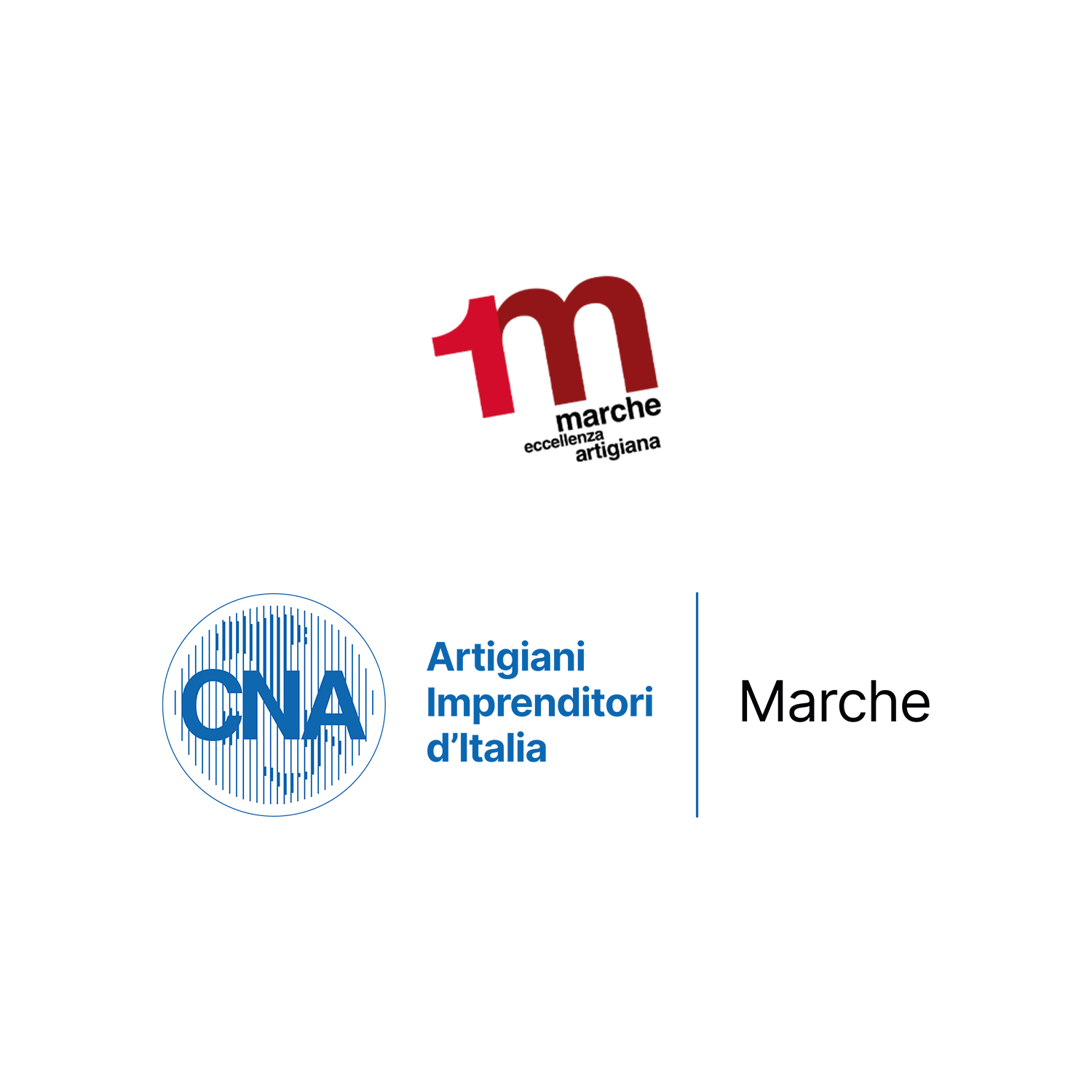 Logo CNA Marche e 1m