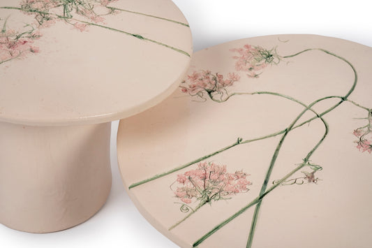 Set of 2 botanical risers