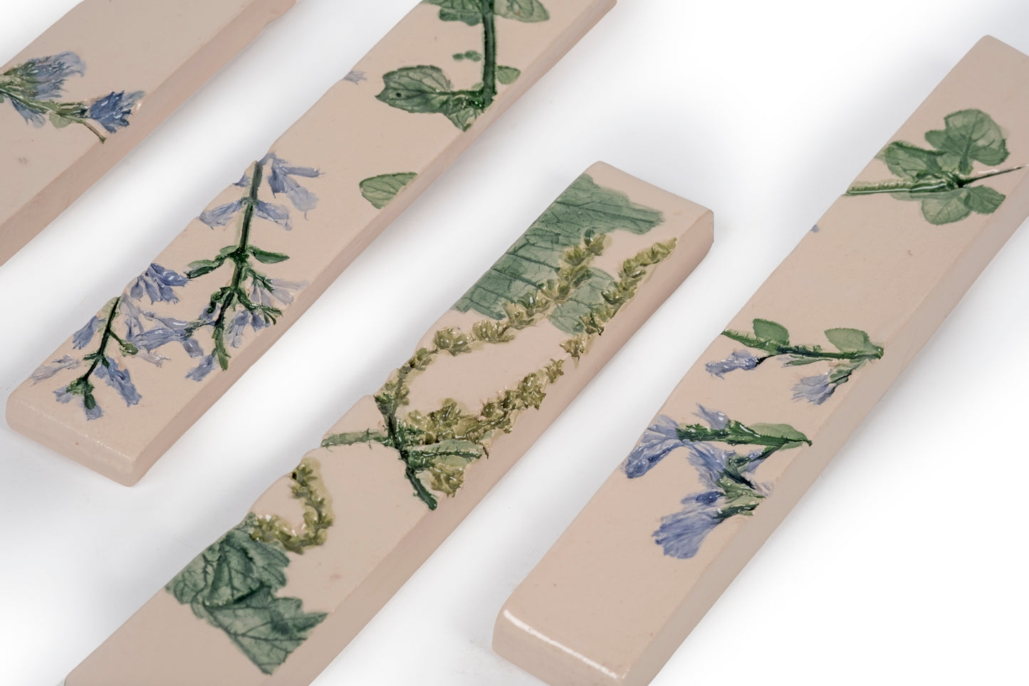 Set di poggiaposate o segnaposto botanici (6 pezzi)
