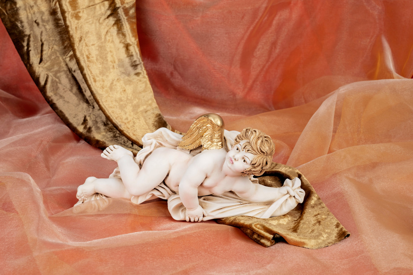 Angelo grande con ali chiuse - Decorazione di Natale