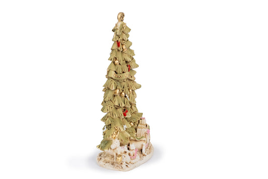 Albero di Natale su slitta