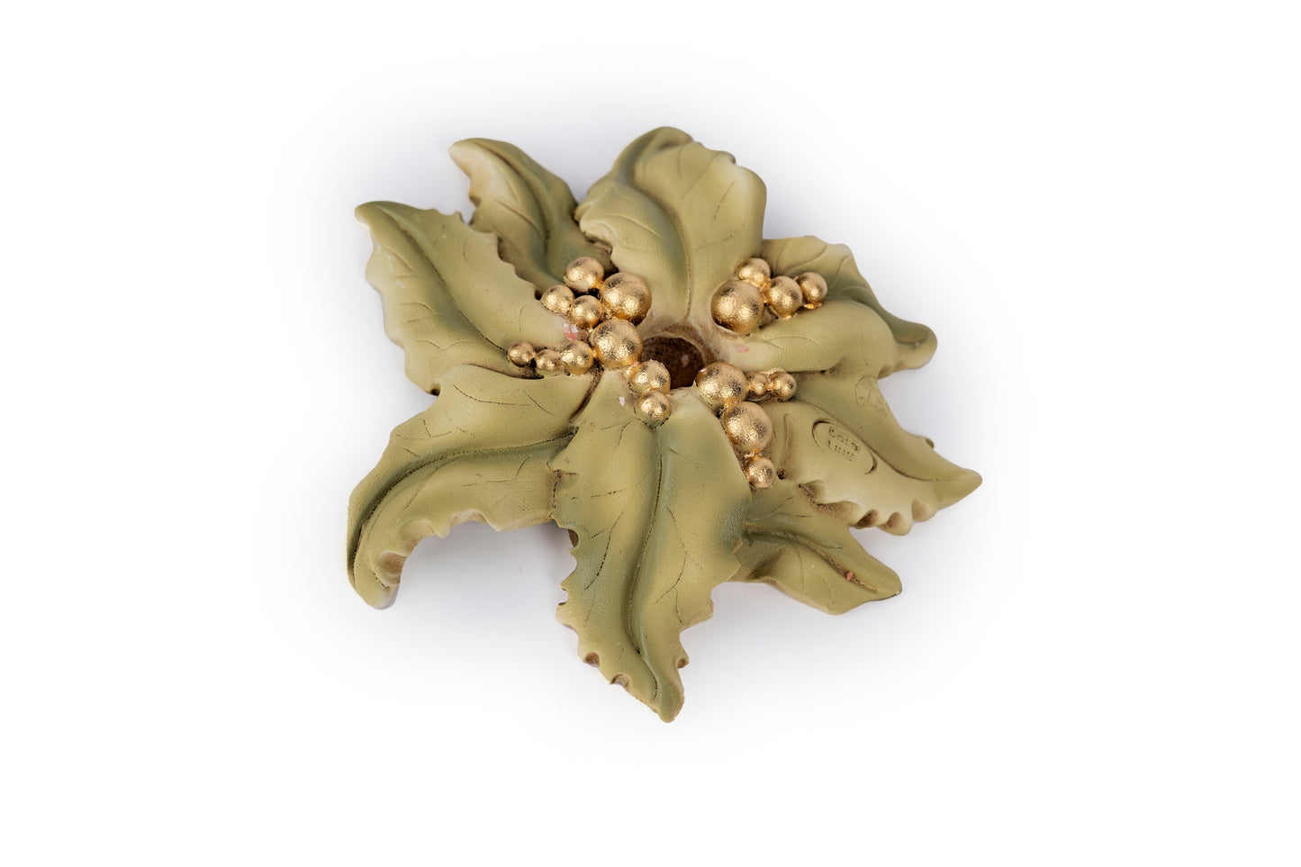 Portacandela pungitopo - Decorazione di Natale