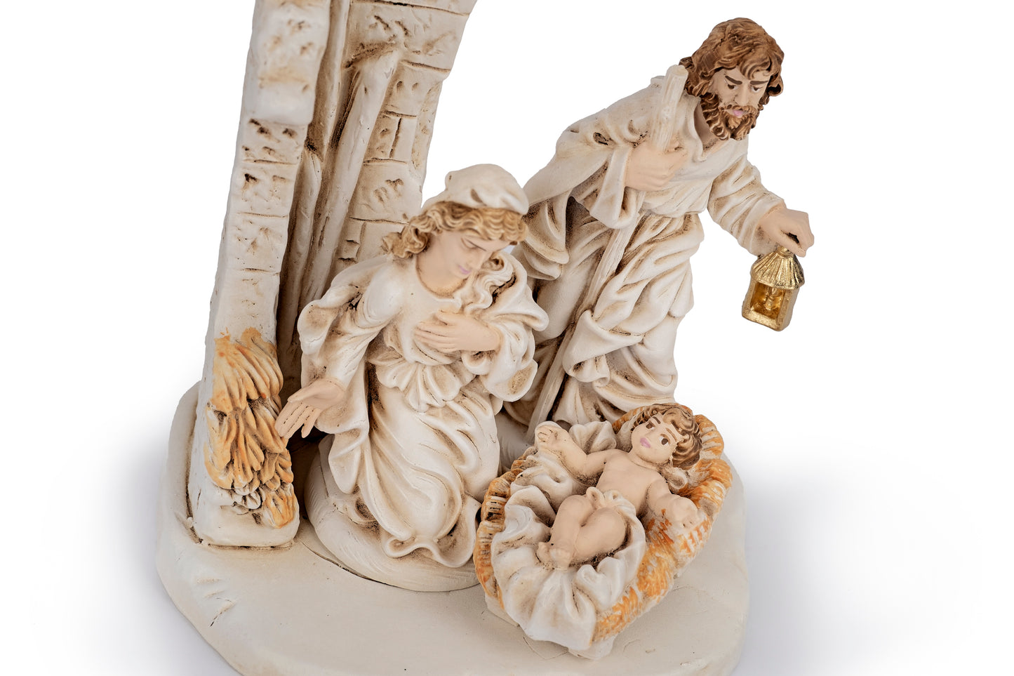 Presepe con muro - Decorazione di Natale