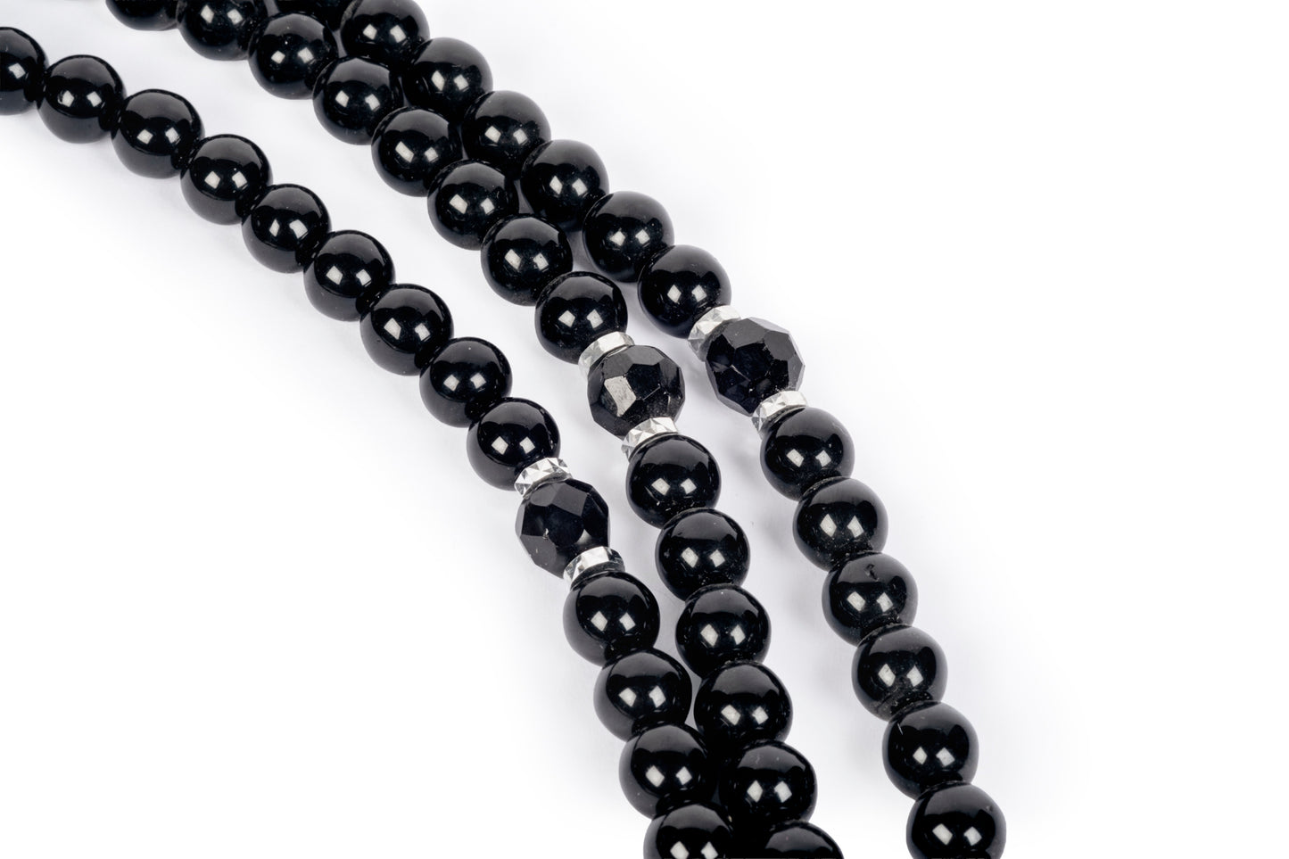 3連クリスタルネックレス