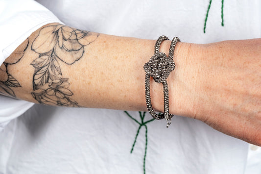 Braccialetto Intreccio Fiore