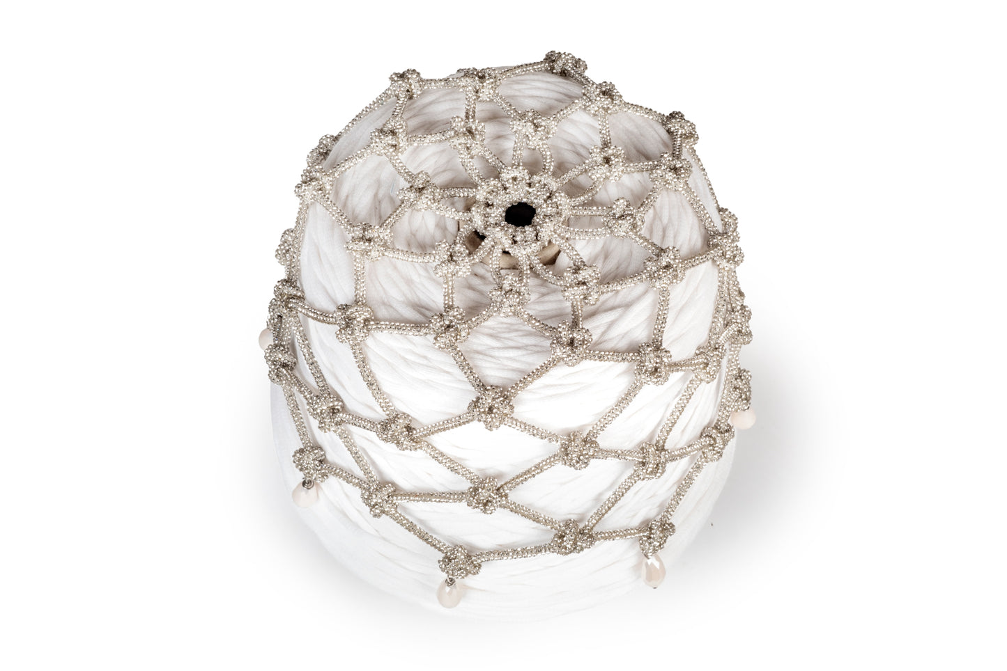 Mesh Hat strass con cristalli