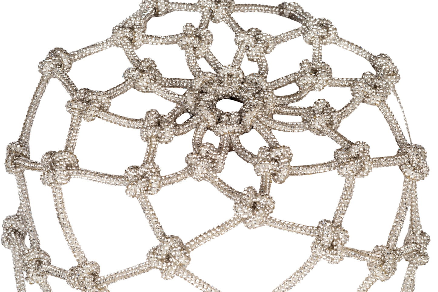 Mesh Hat strass con cristalli