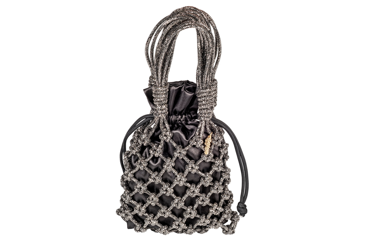 Borsa a rete in strass