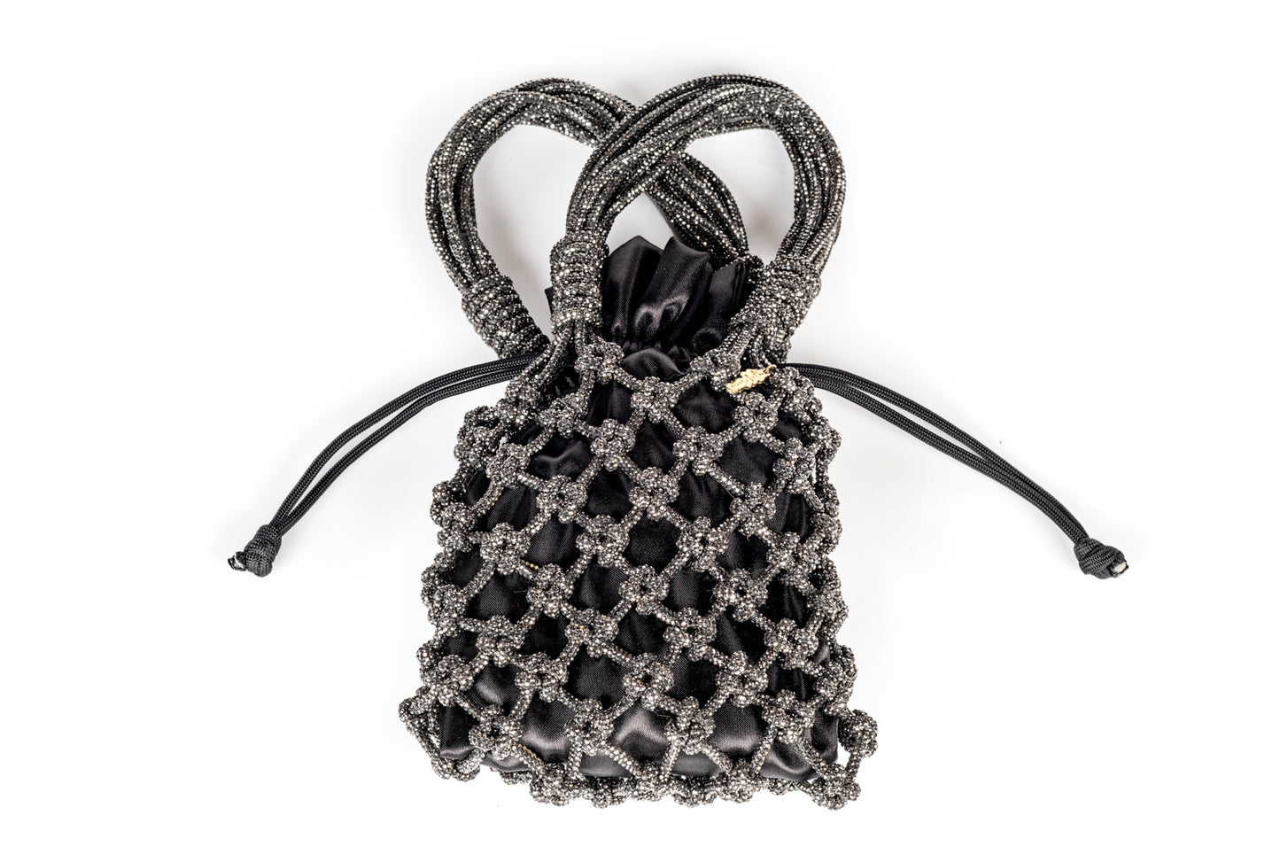 Borsa a rete in strass