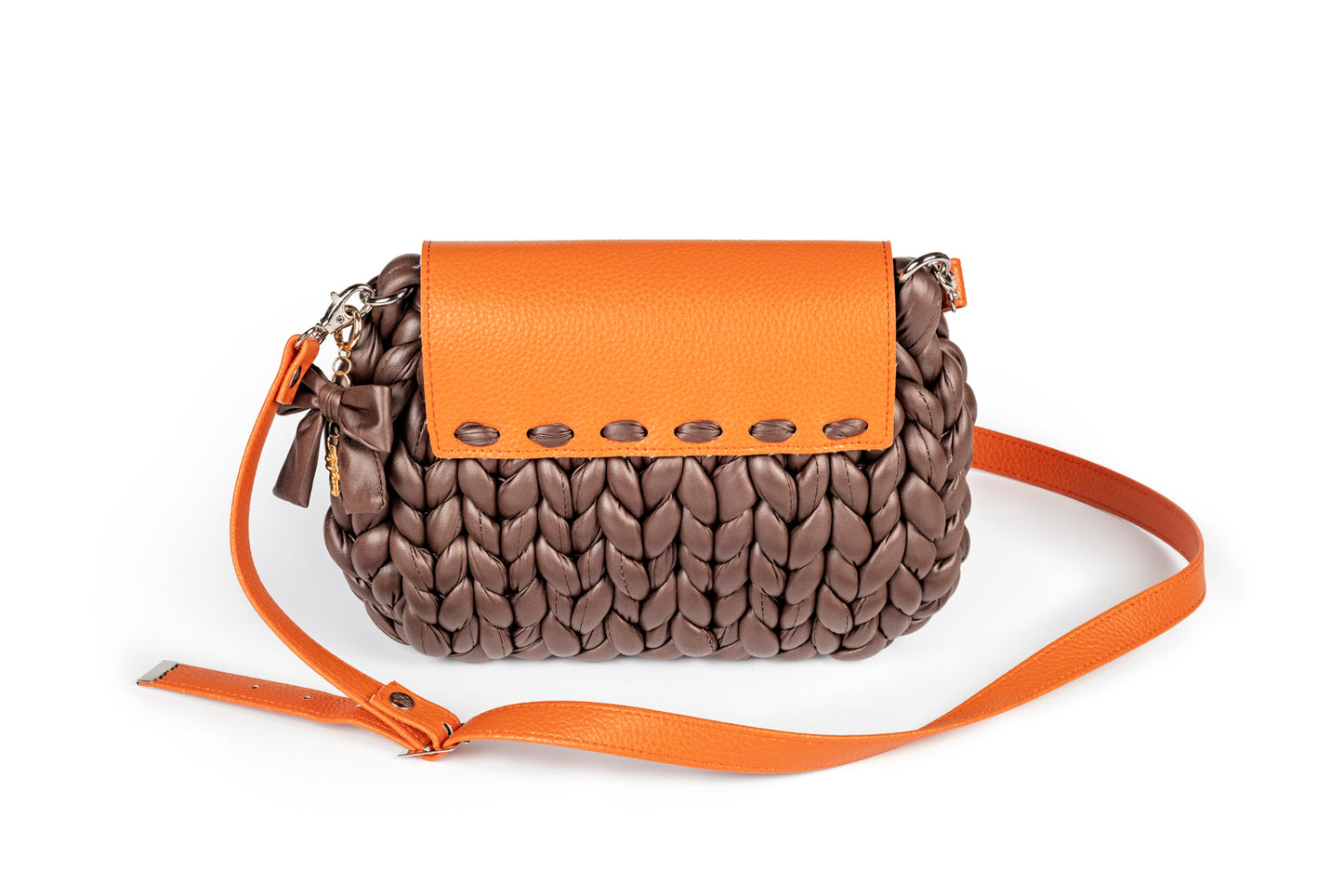 Borsa Chunky Chic fondente e rame