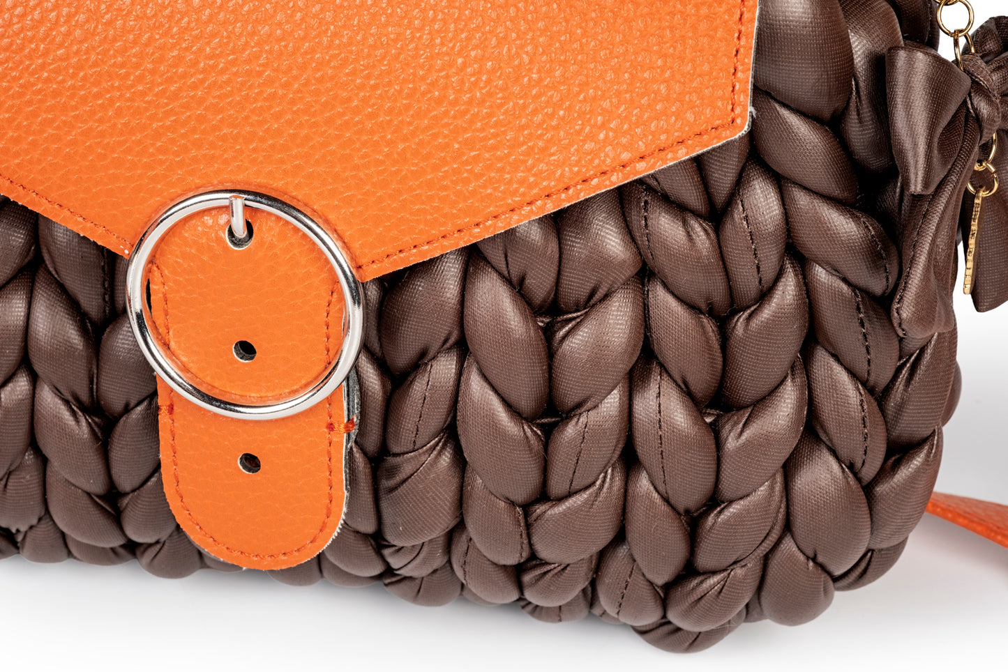 Borsa Chunky Chic fondente e rame