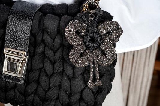 Charm Farfalla strass