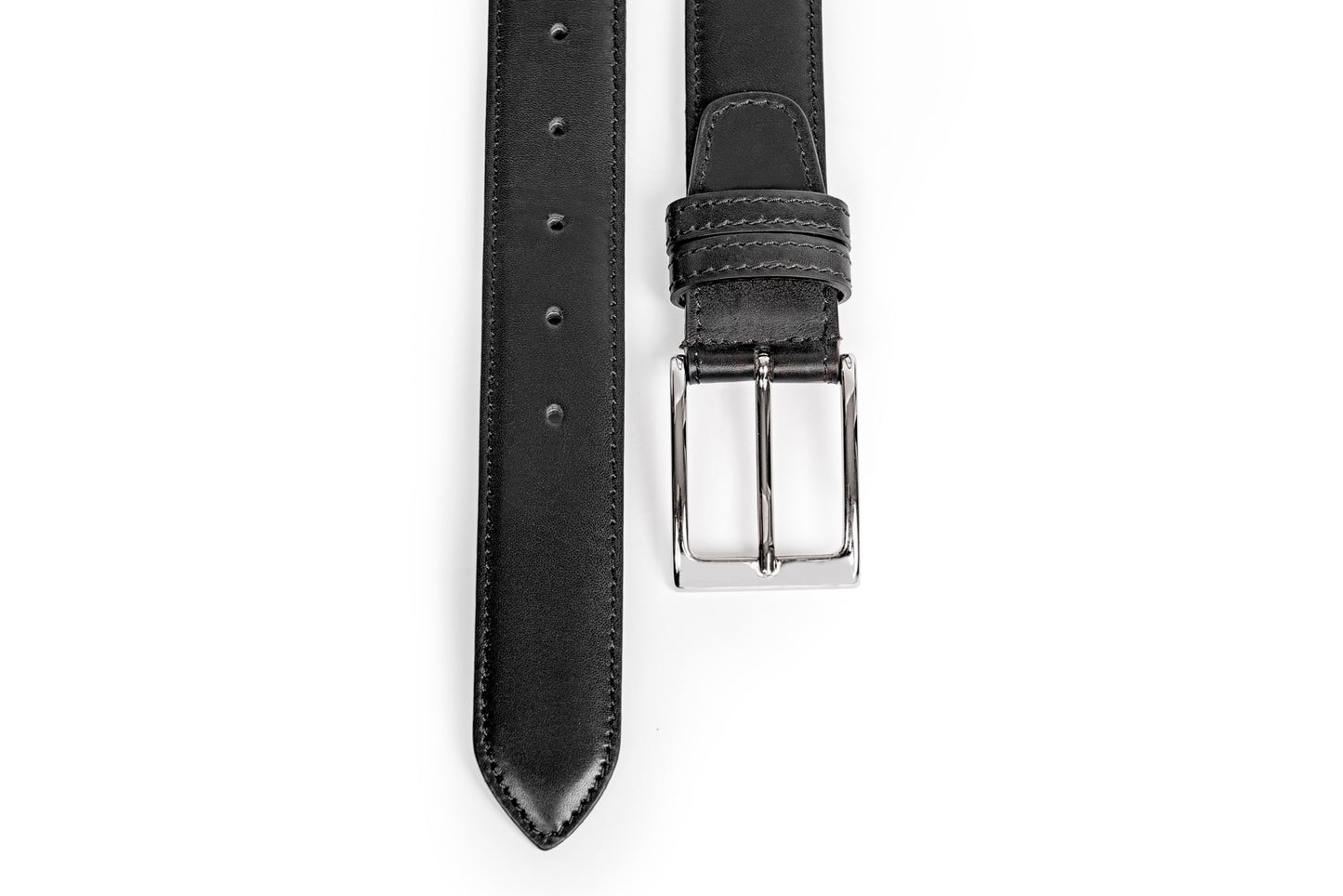 Cintura in vitello nero