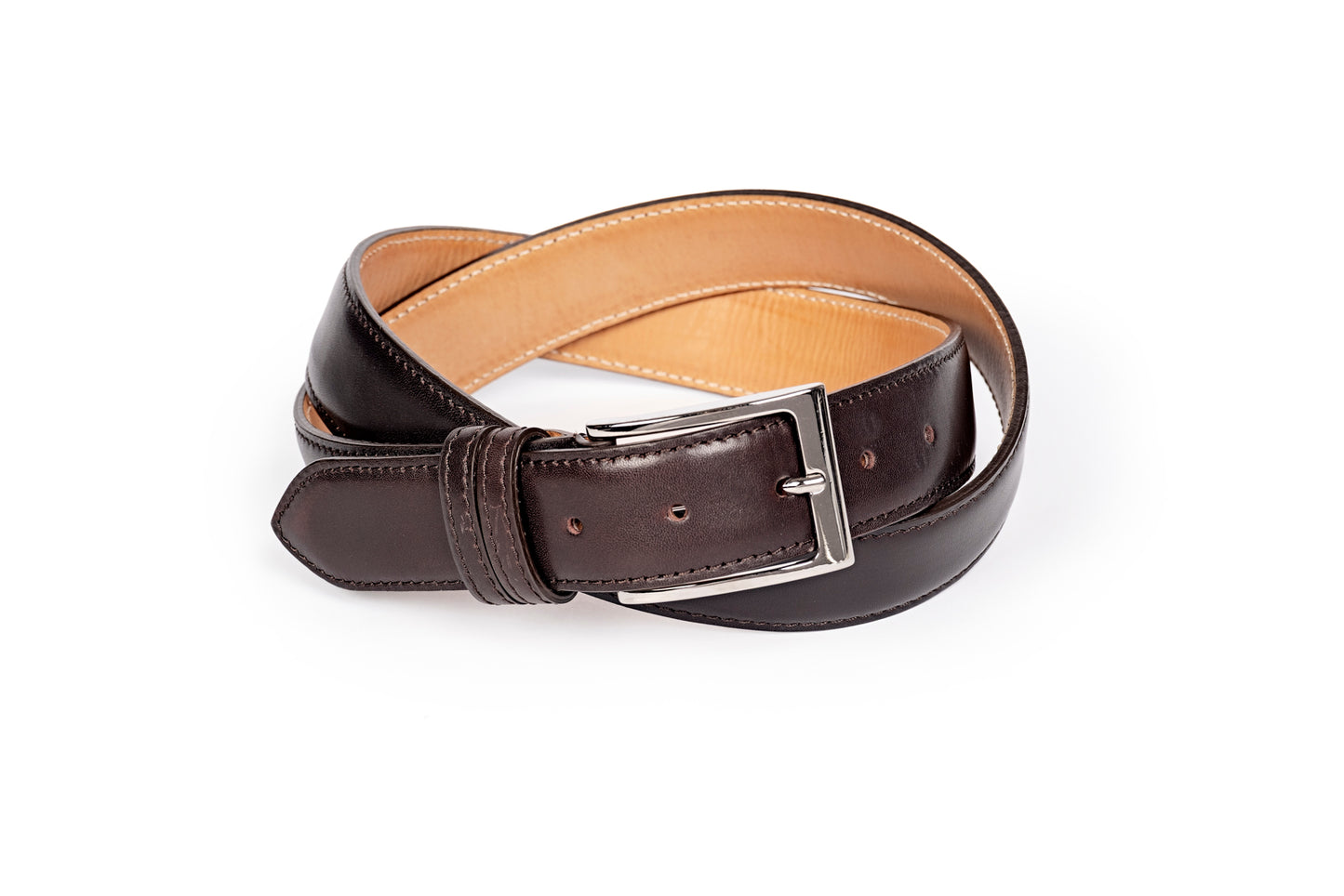 Cintura in vitello testa di moro