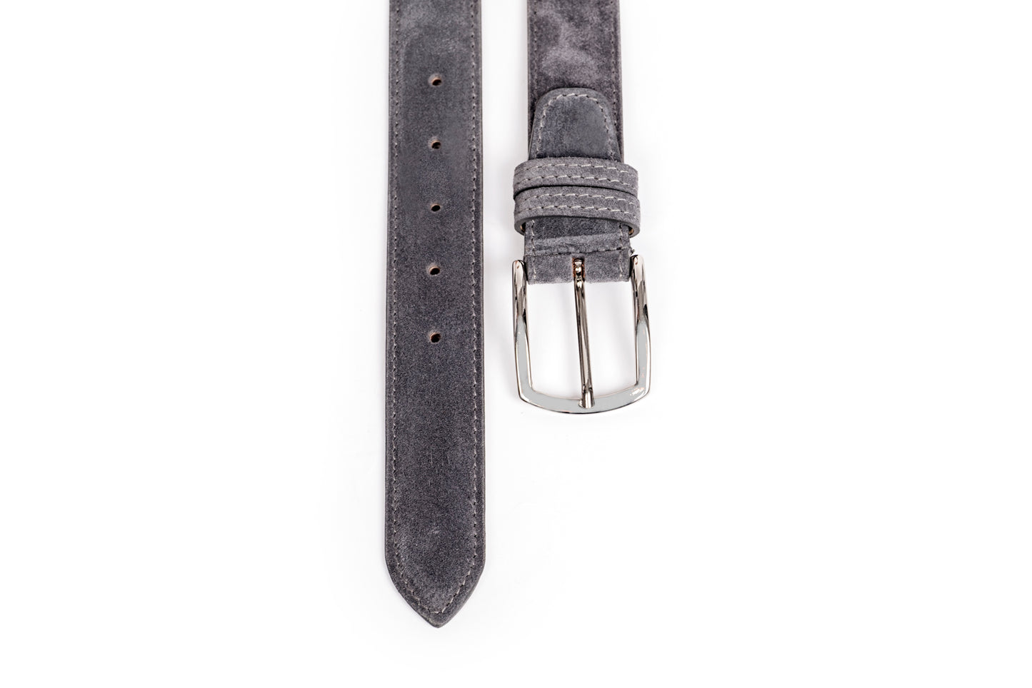 Cintura in scamosciato grigio