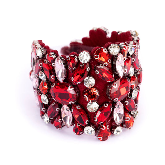 Bracciale cristalli Swarovski®  colore rosso