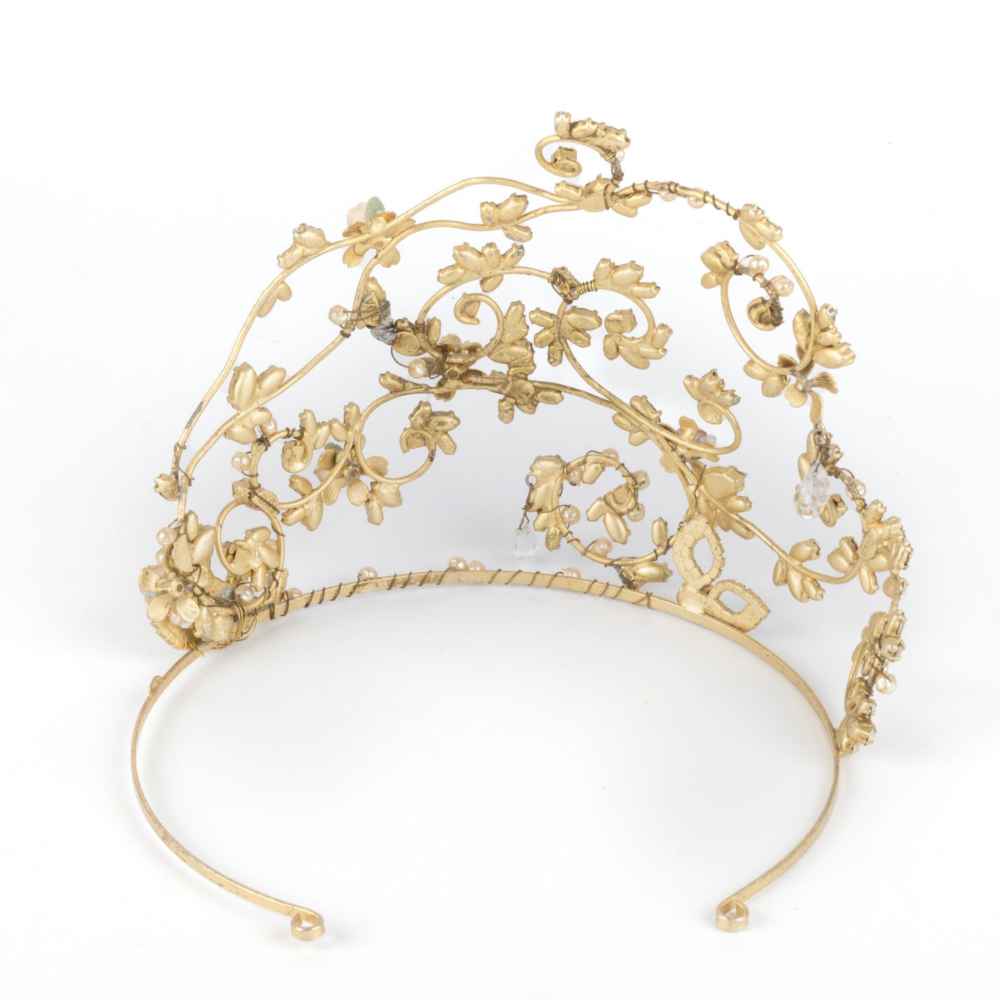 Diadema color oro e cristalli Swarovski®