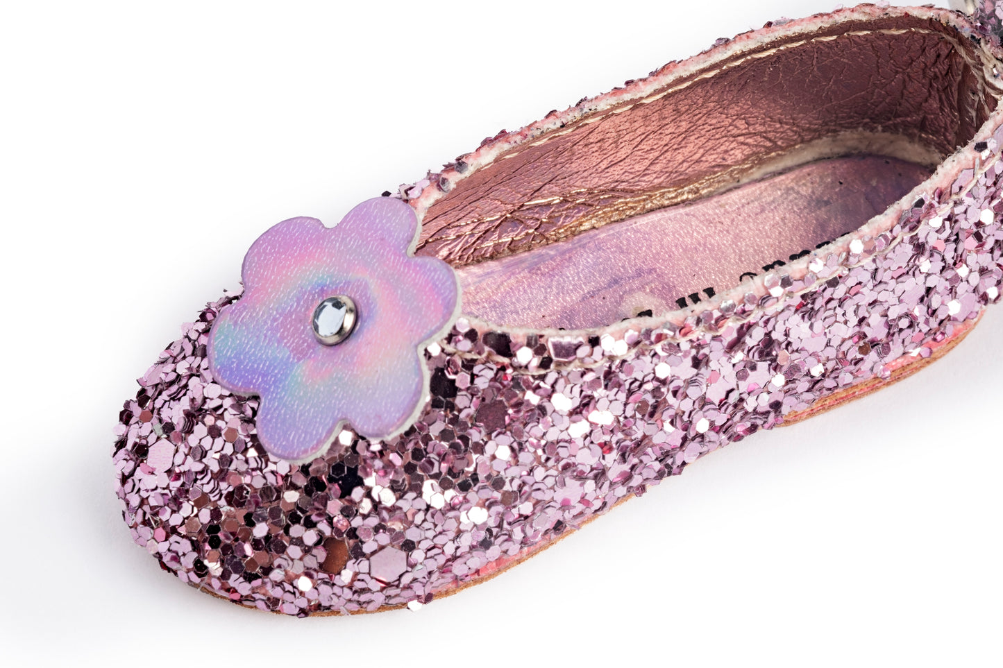 Portachiavi ballerina glitter rosa