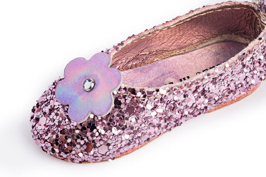 Portachiavi ballerina glitter rosa