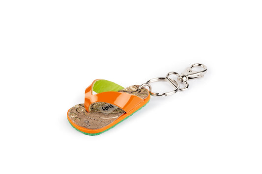 Portachiavi ciabattina mare arancione