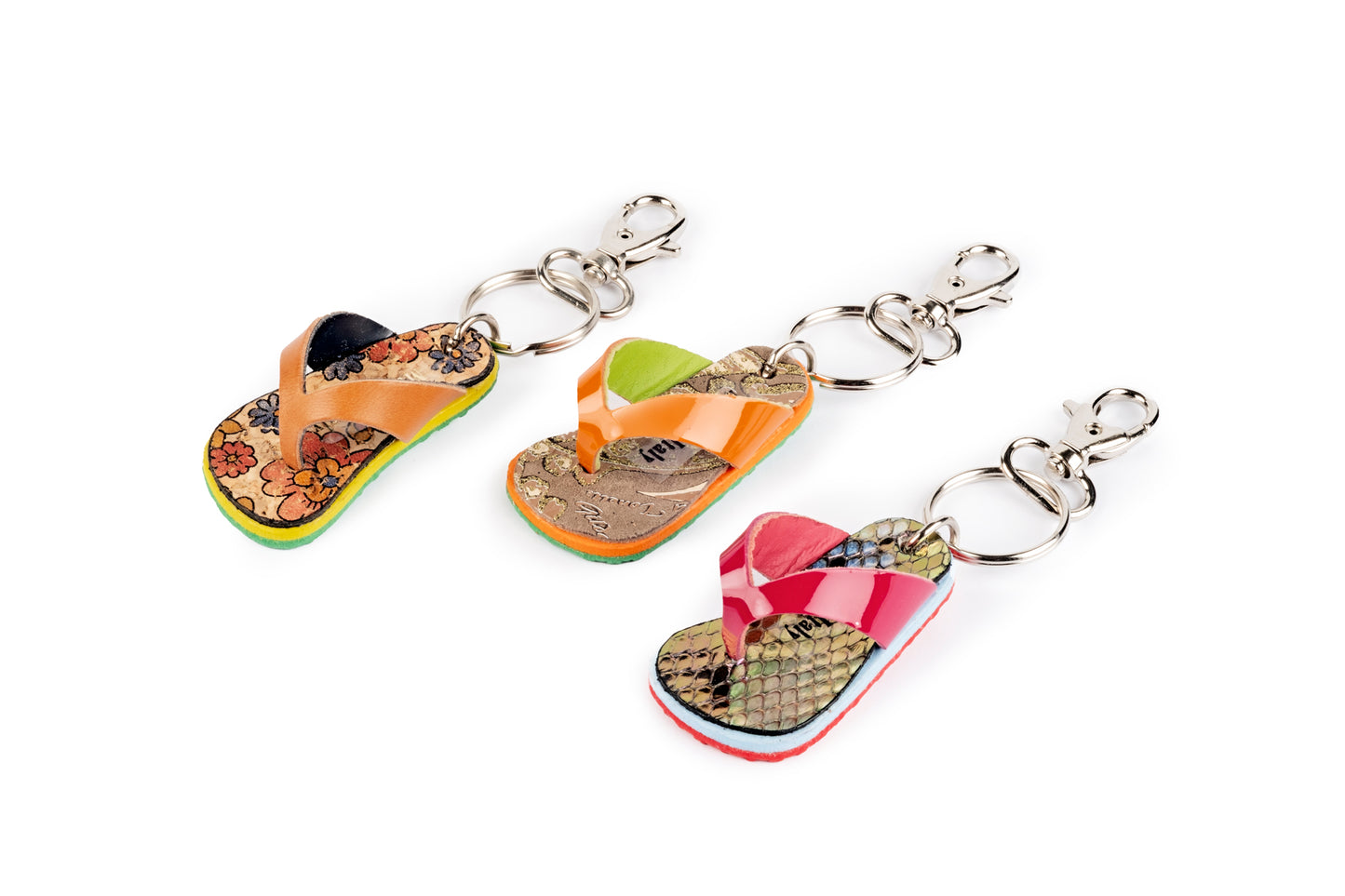 Portachiavi ciabattina mare arancione