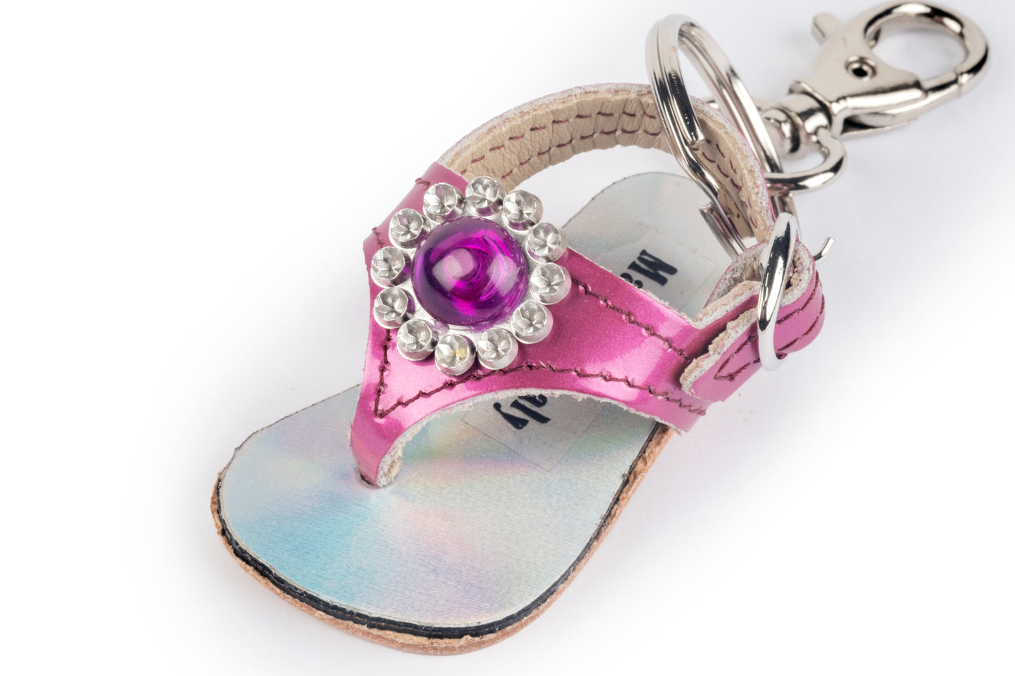 Portachiavi infradito rosa