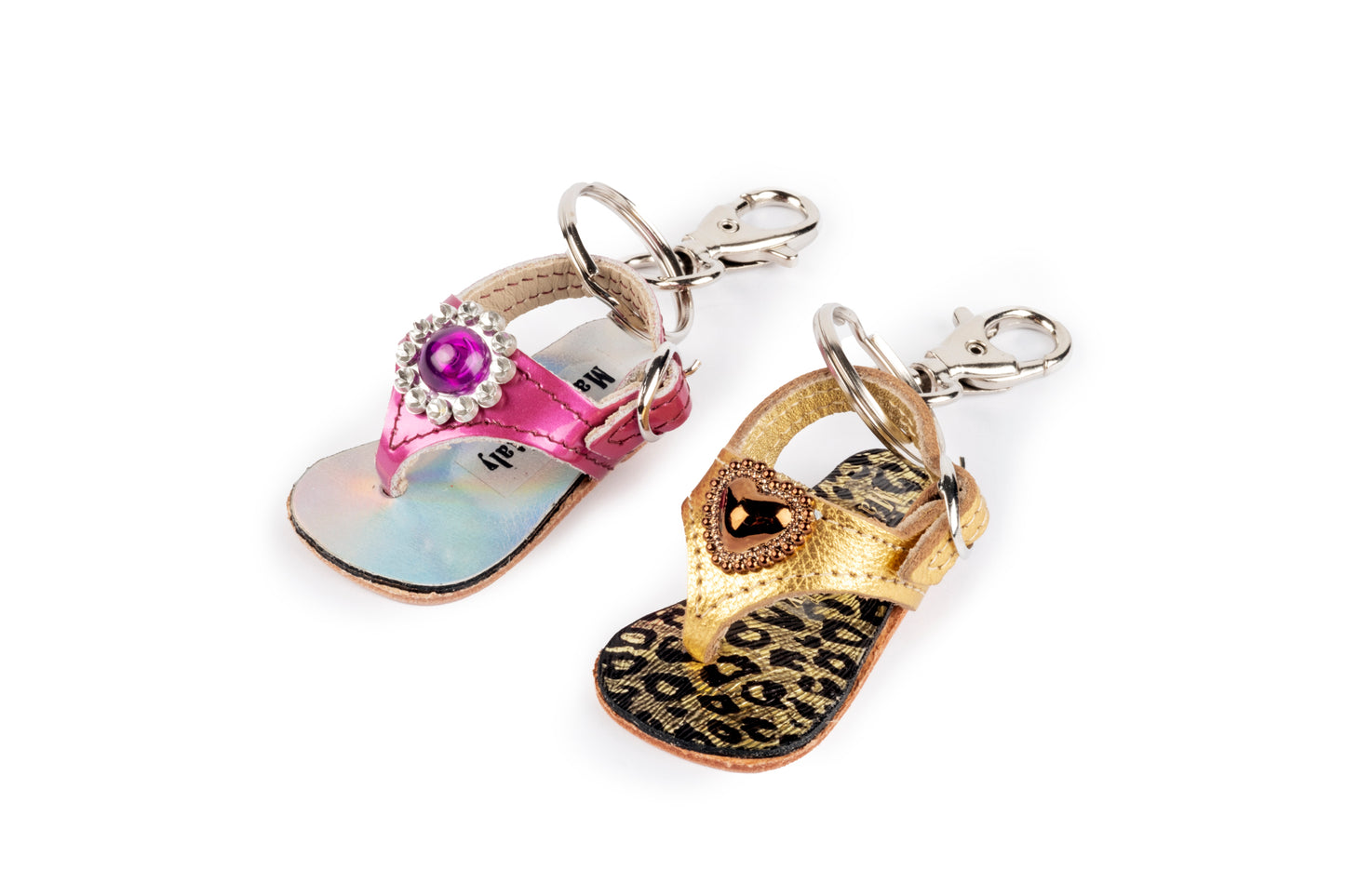 Portachiavi infradito rosa