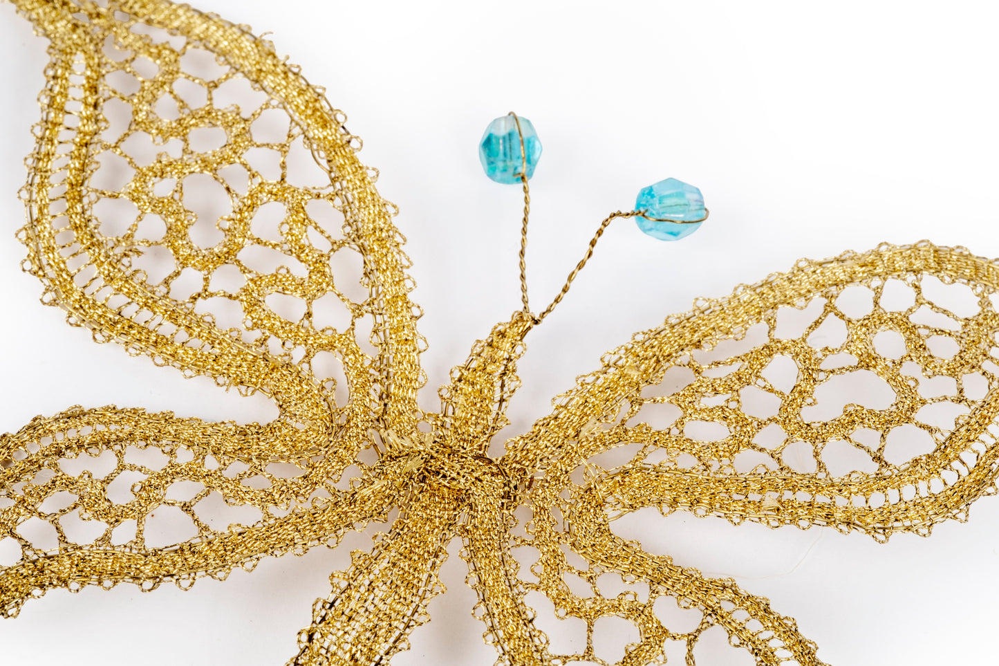 Decorazione farfalla in merletto