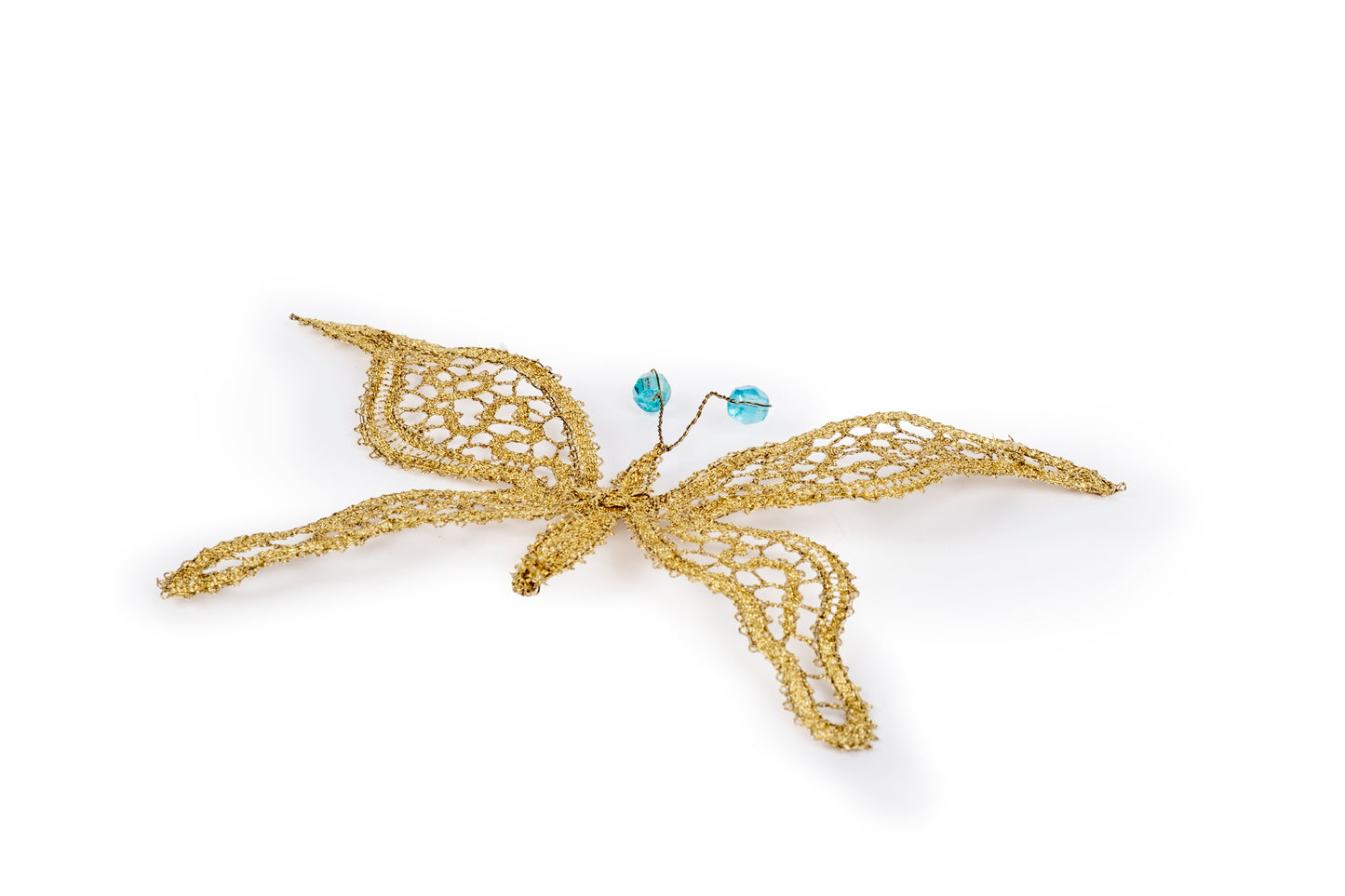 Decorazione farfalla in merletto