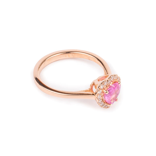 Anello Heart Pink Single