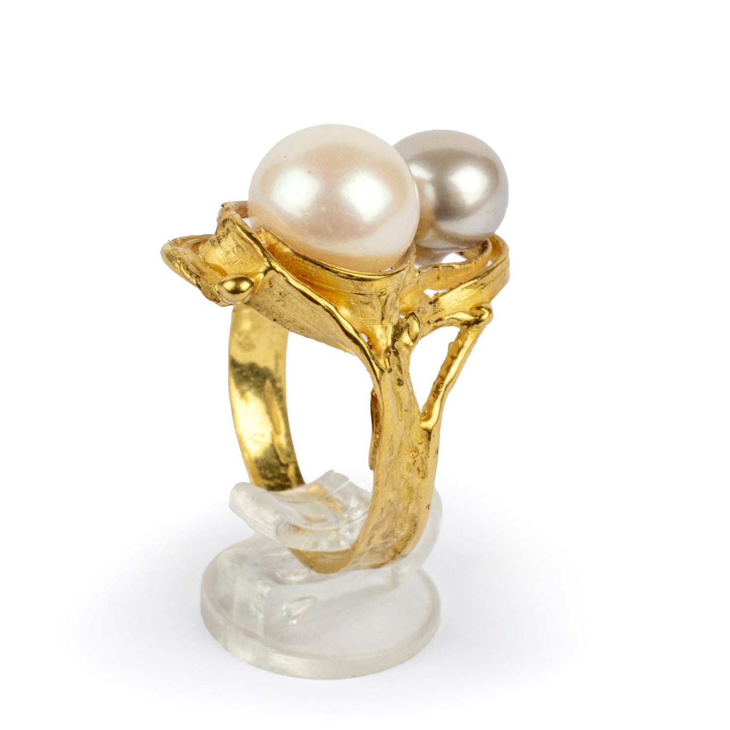 Anello oro 750 con perle