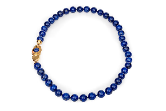 Collana sfere lapislazzuli