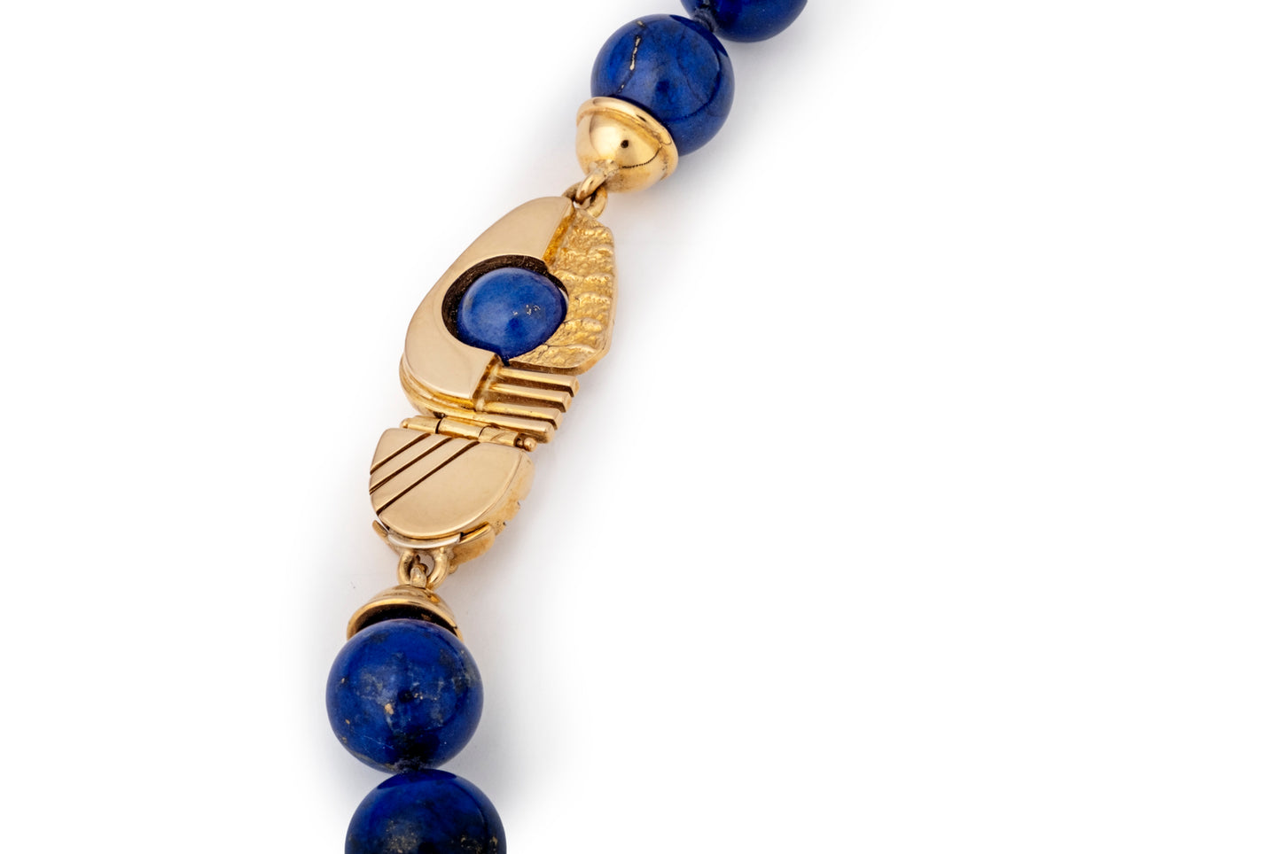 Lapis lazuli sphere necklace