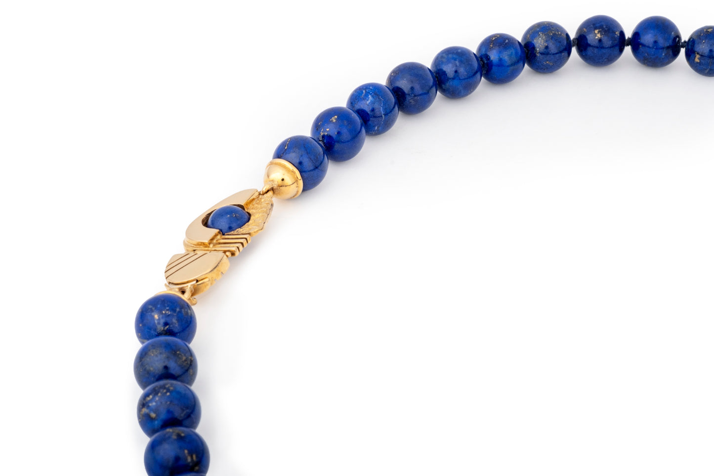 Lapis lazuli sphere necklace