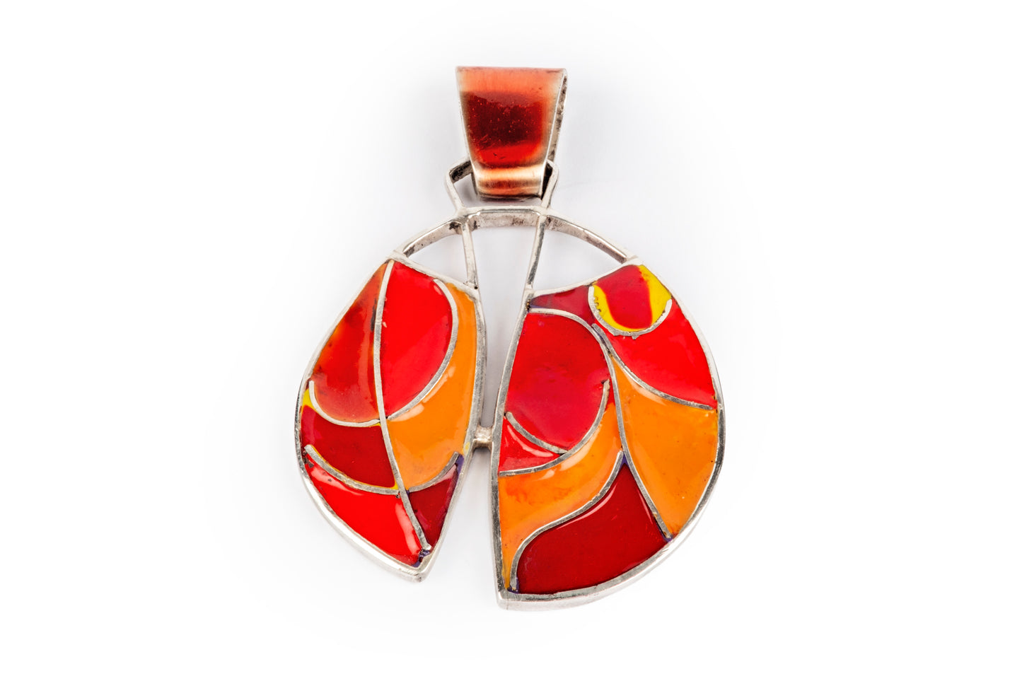 Ciondolo argento e smalti