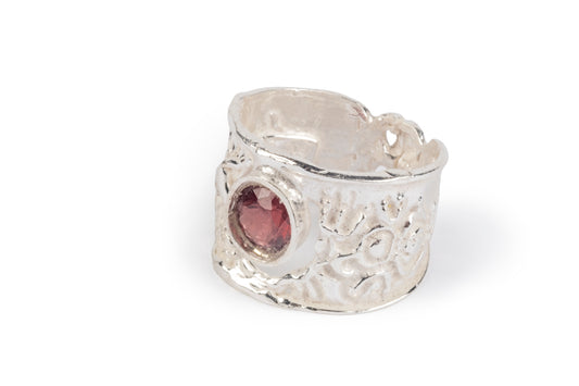 Anello argento e quarzo Madeira