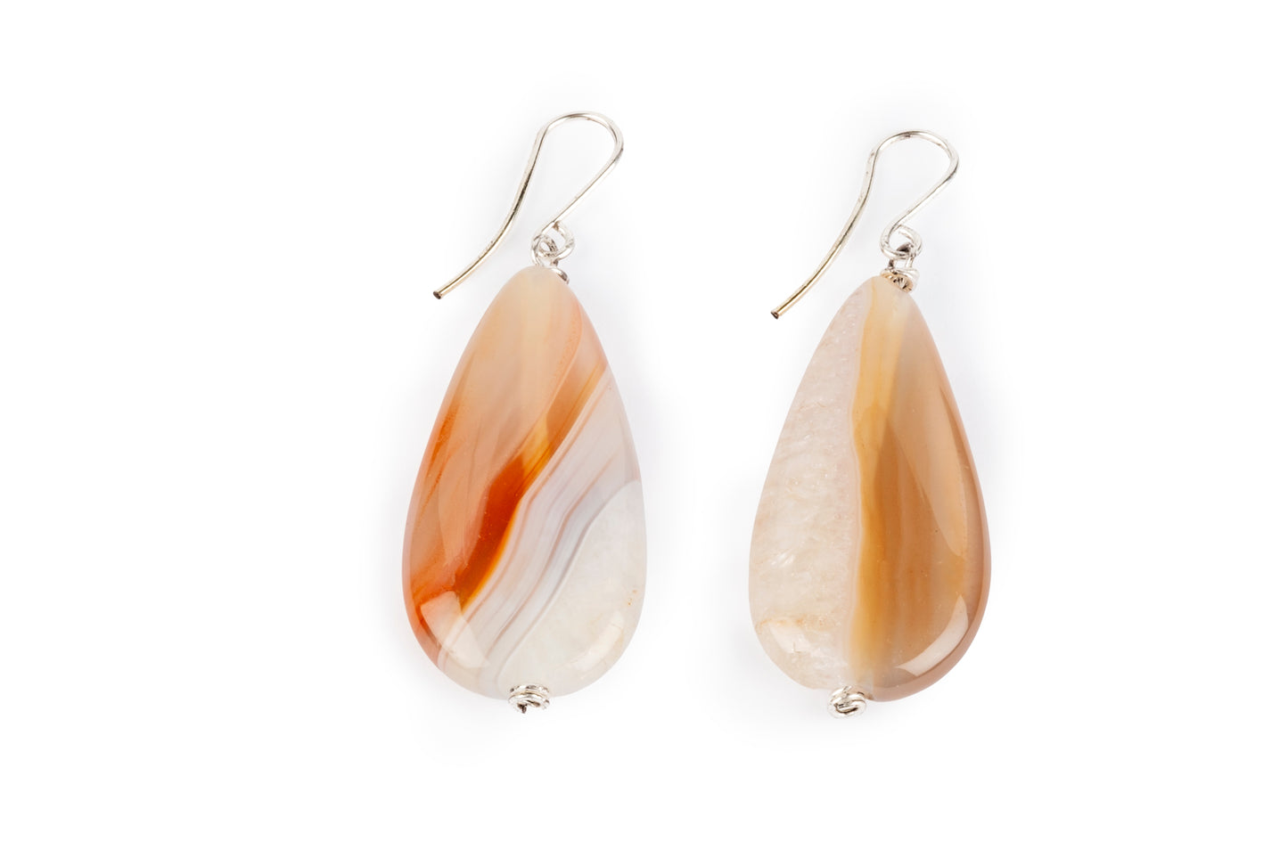 Orecchini argento e agata