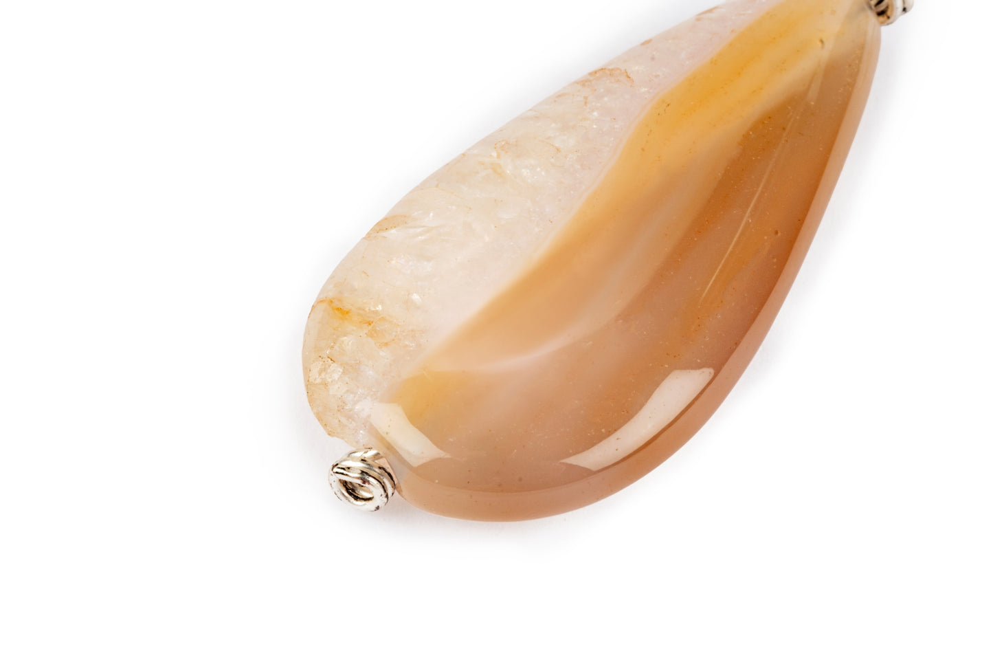 Orecchini argento e agata